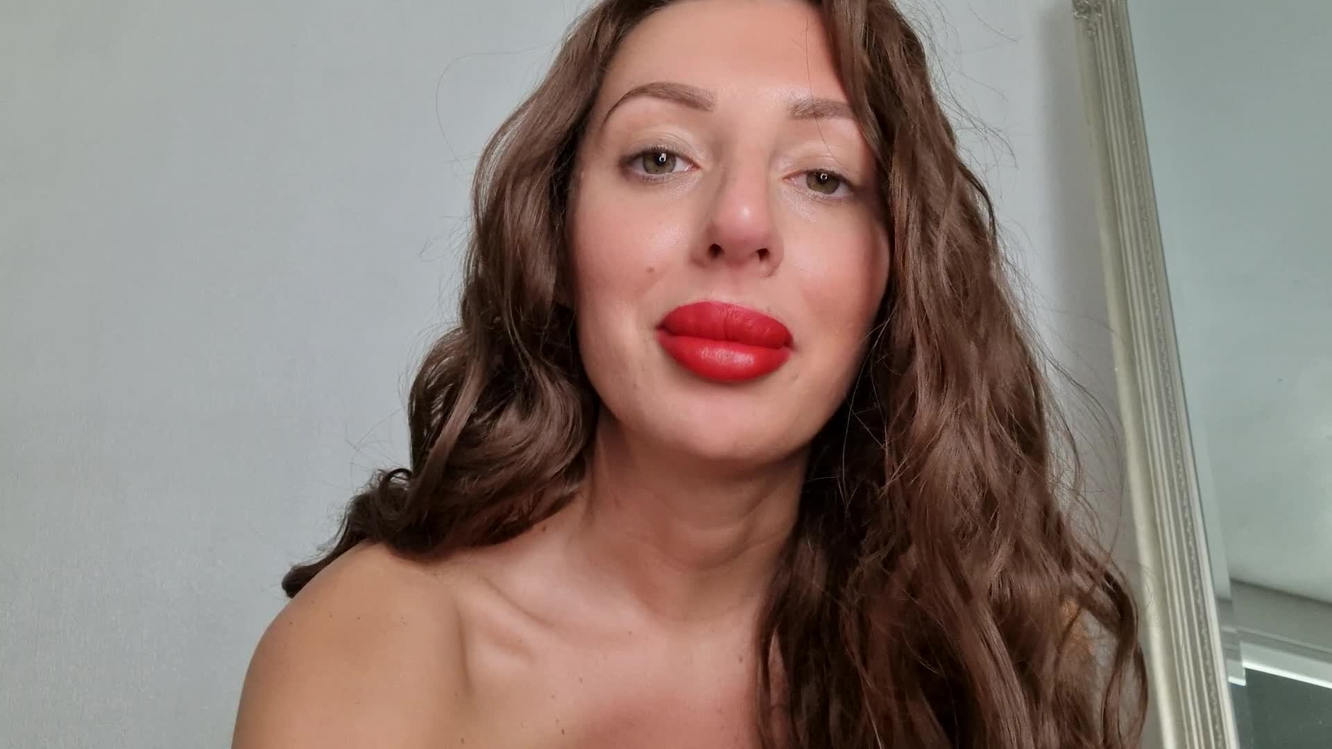 Lipstick Kisses On Your Cock