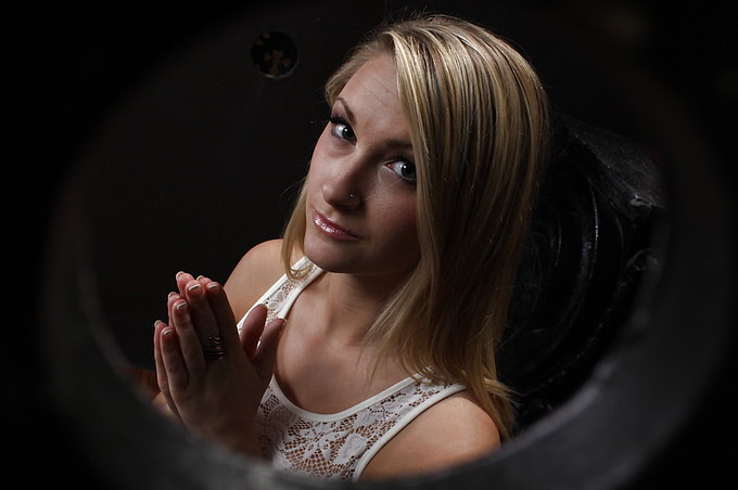 Blond Slut Gets To Sucka Gloryhole And Loves It