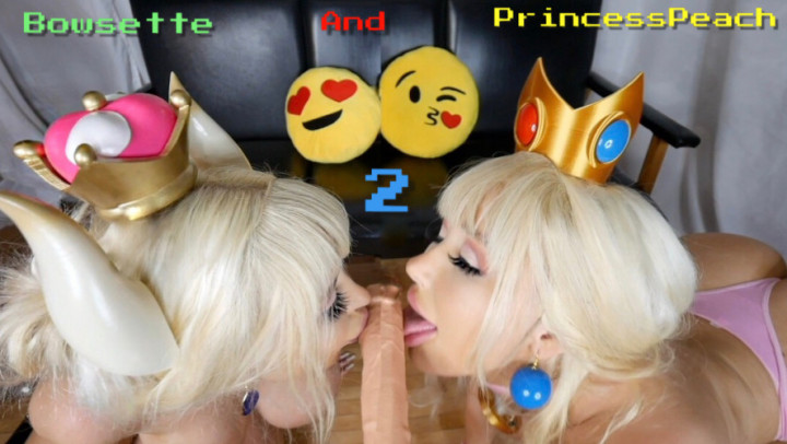 Bowsette & Princess Peach DoubleTeam Him