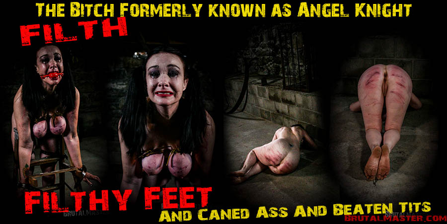 Filth - Filthy Feet Caned Ass And Beaten Tits