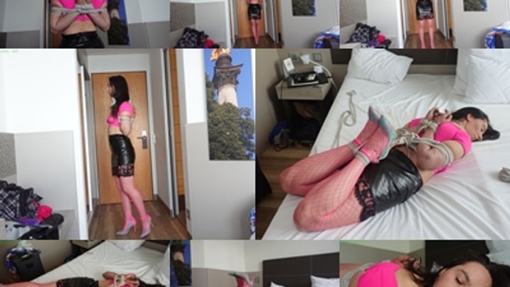 Submissive German girl craves tight bondage