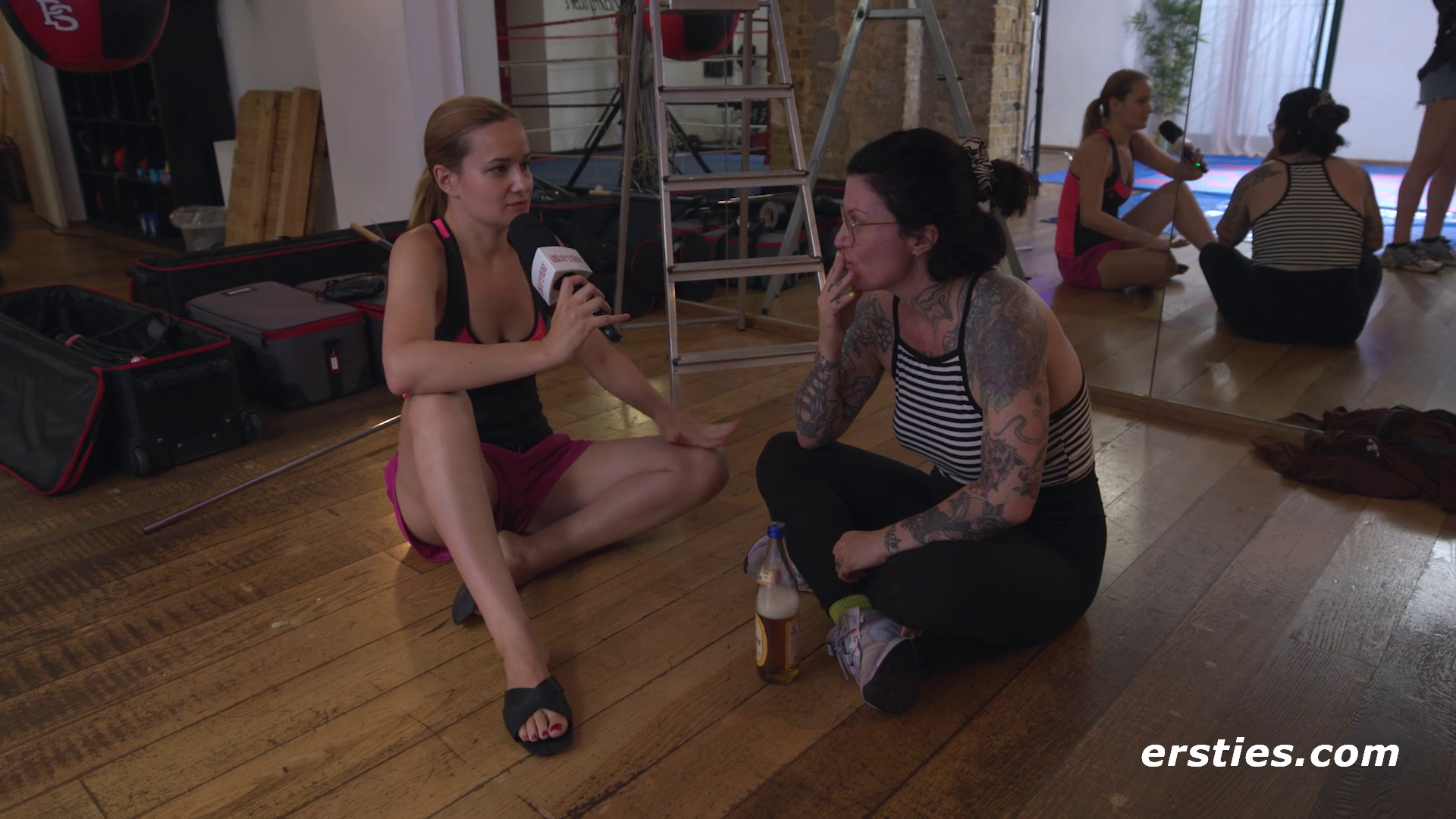 Oil Wrestling Orgy: Behind-The-Scenes