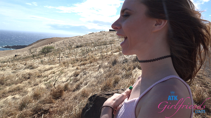 Anya's Hair Flowing on the Beach Is a Beautiful Visual