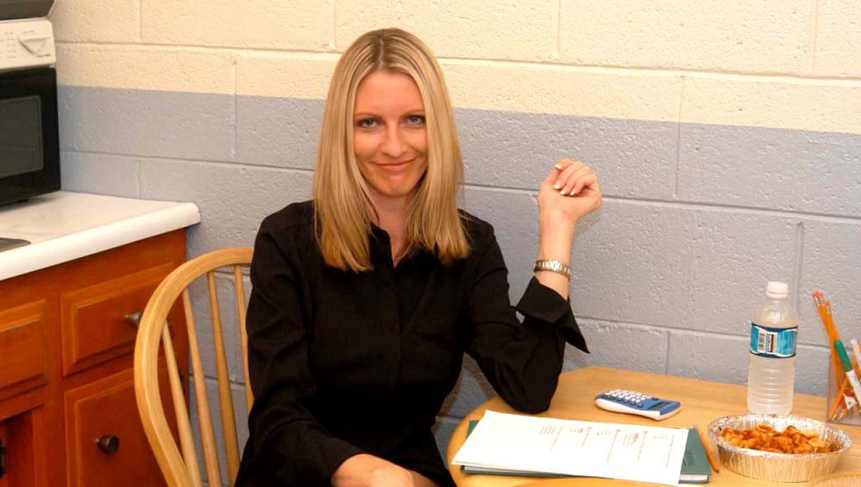 Emma Starr fucking in the teacher's lounge with her tattoos