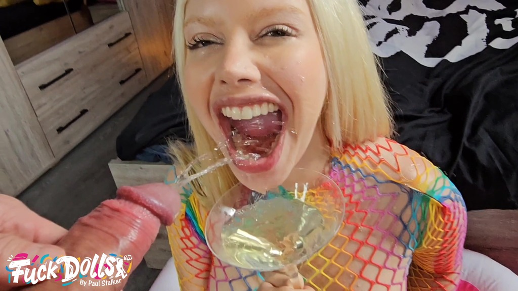 Busty Beauty Vivian Lola ROUGH 1on1 Piss Drinking, Ass HARDLY fucked with face in piss, Rimming, Spit on her face, Cum swallow