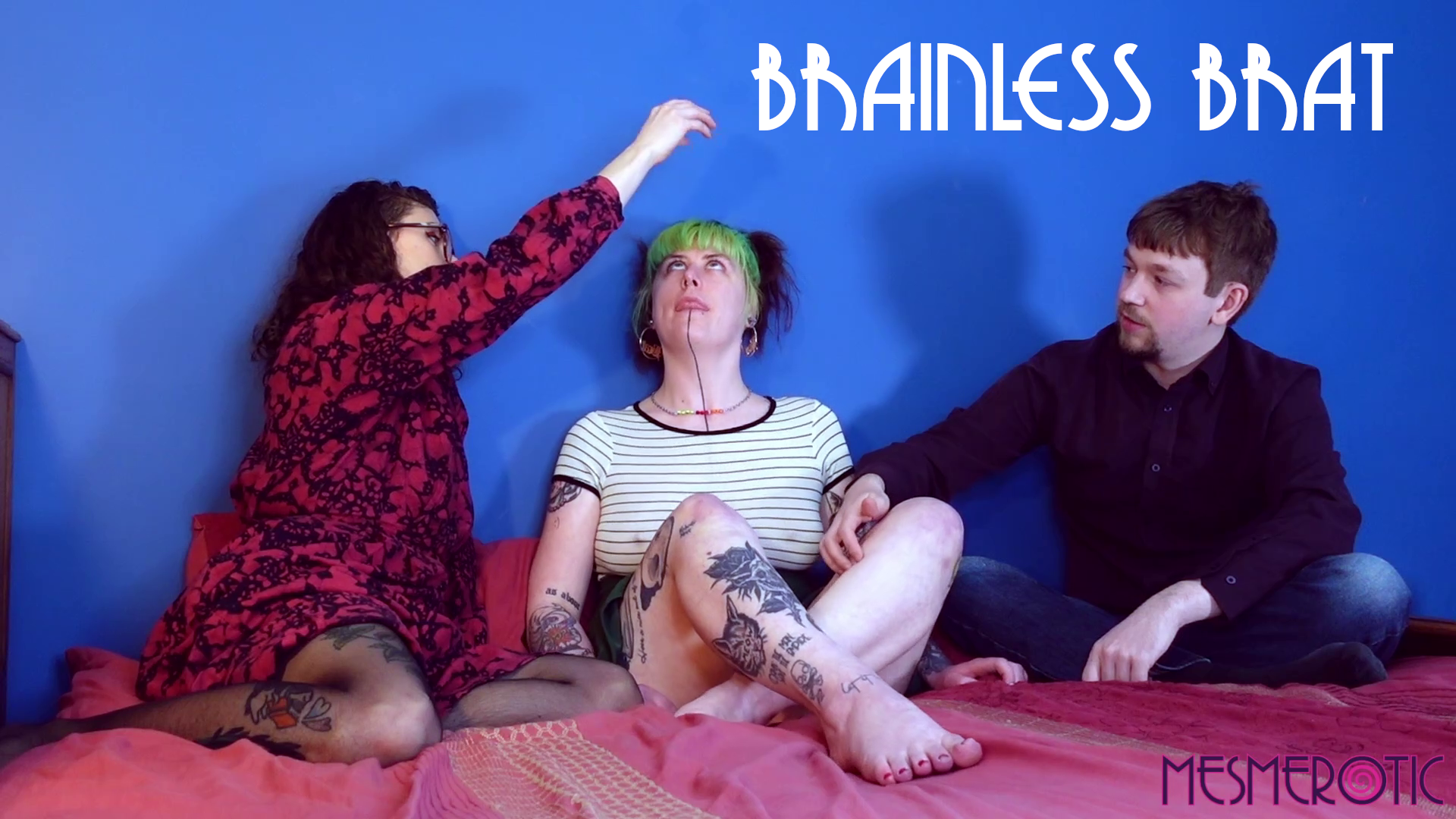 Brainless Brat: Kit fighting to keep control as her resistance is overwhelmed