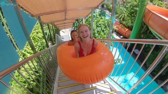 Our adventure in the water park