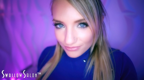 Swallow Salon Presents Cali Carter Busty Blonde Bombshell Swallows A Load in Stunning 4K