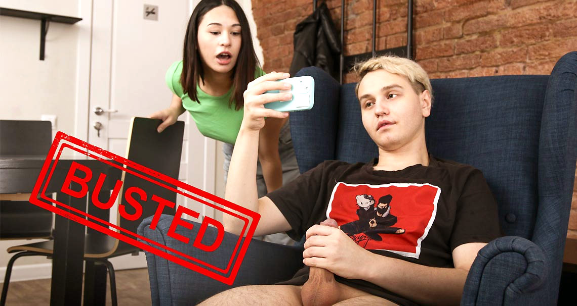 Roxy caught me watching porn