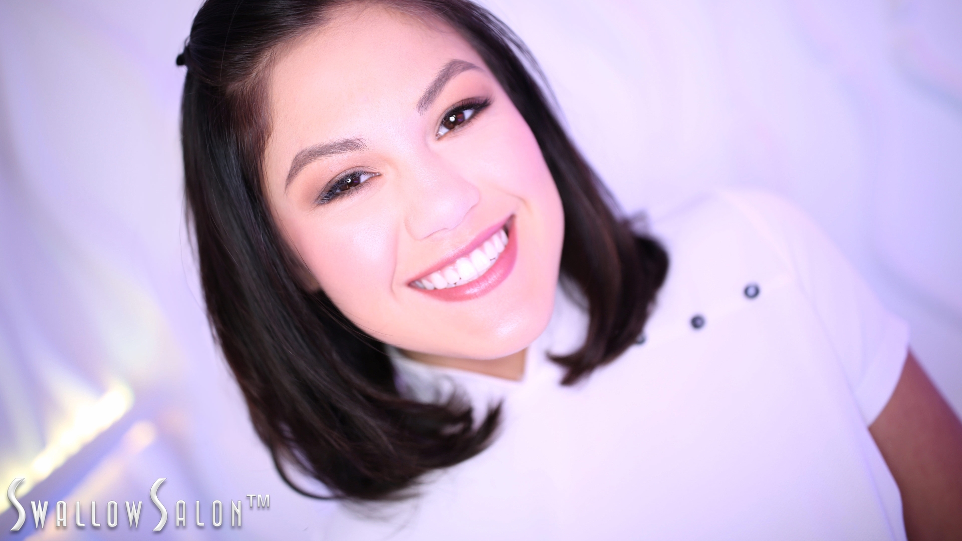 Swallow Salon Features Kendra Spade Natural Busty Beauty Sucks the Love Whistle in 4K