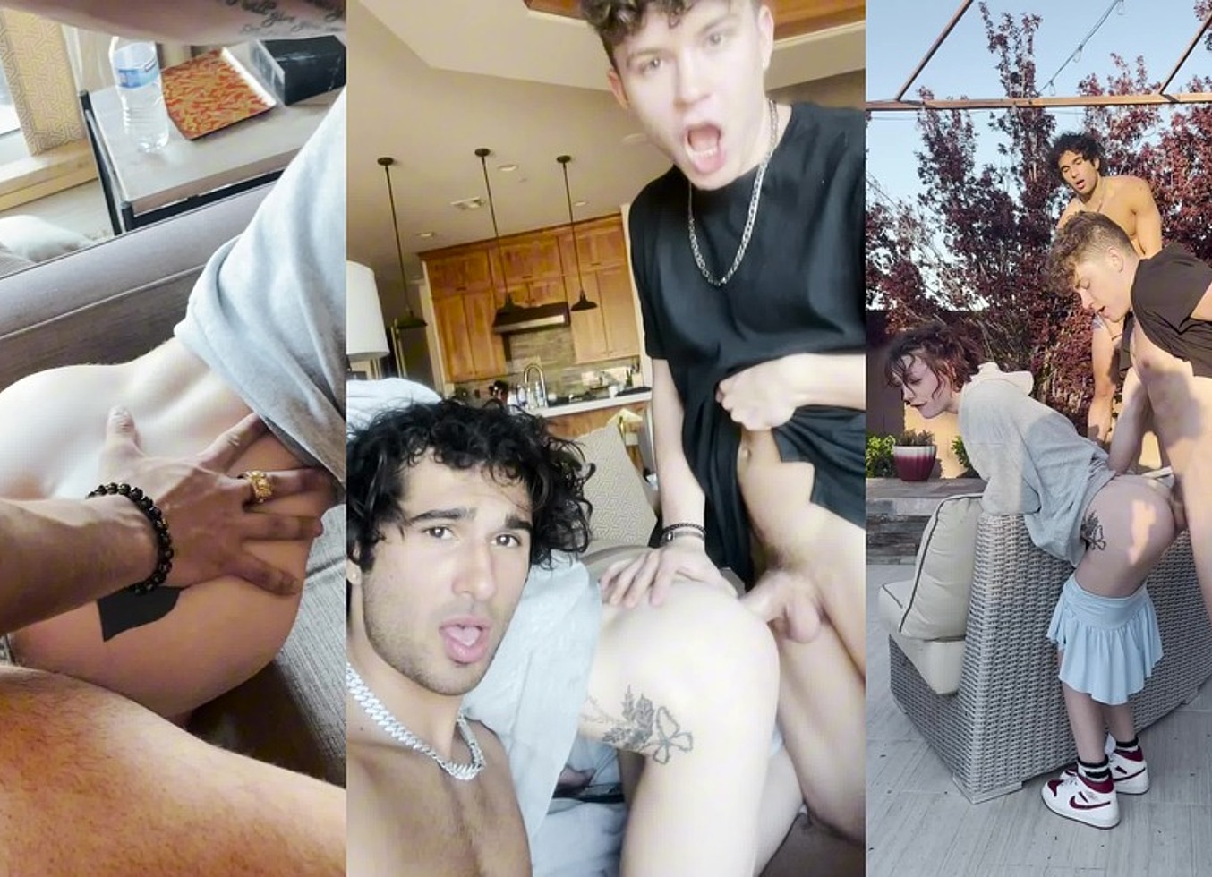 Taking 2 Big Dicks in my Tight Ass w Zane Walker & Drake Von