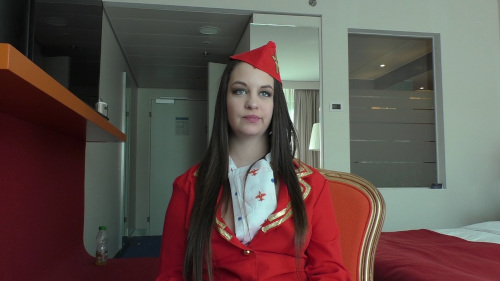 Hungarian Teen Air Hostess Delicious Creampied