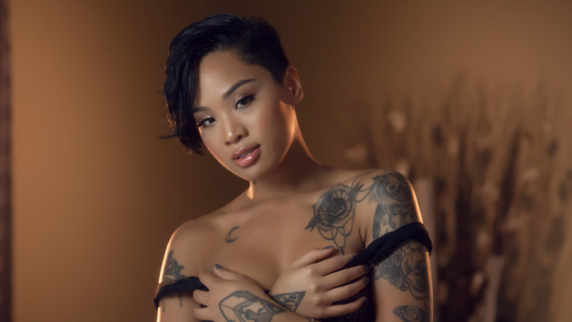 Showing Off Her Honey Buns