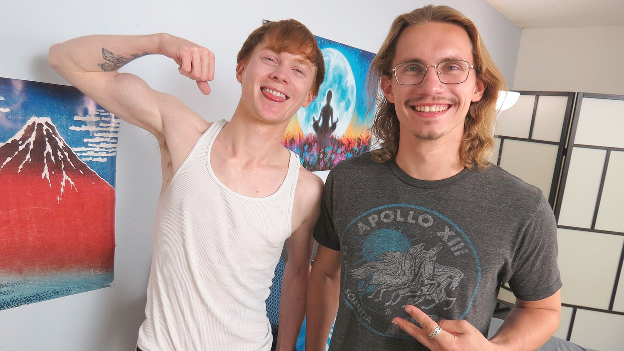 Horny Ginger Boy Dallas Takes Extra Large Dick From Darron