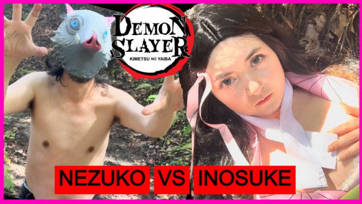 DEMON SLAYER! Nezukos PUSSY GETS FUCKED