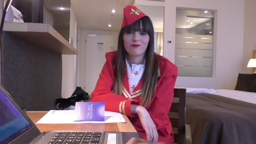 Spanish Air Hostess MILF First BBC Fucking