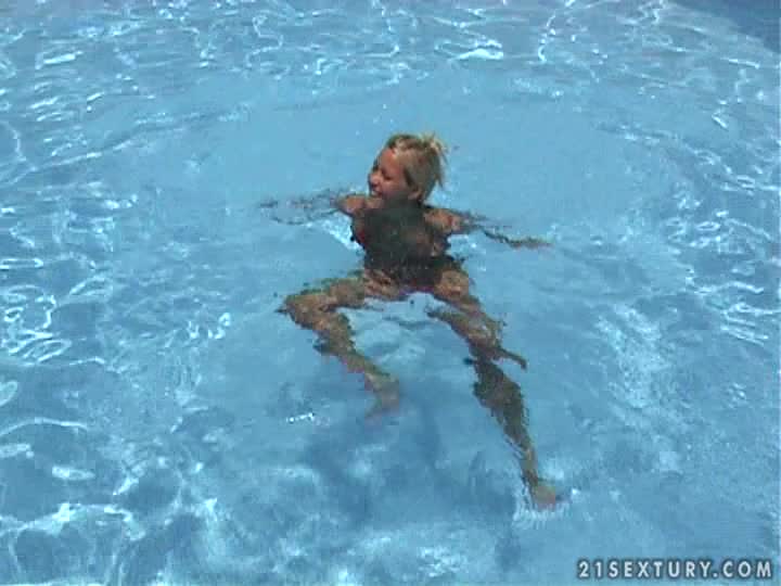 At the poolside