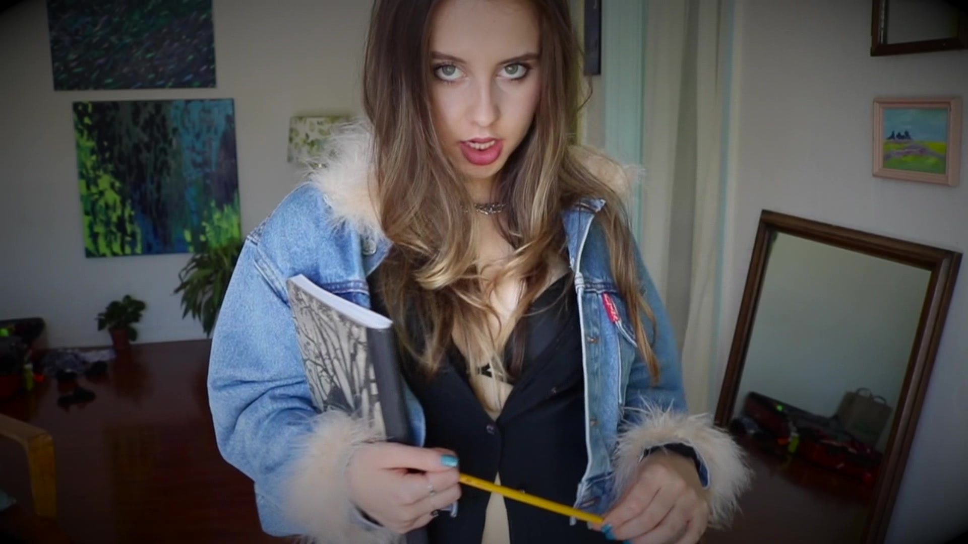 Schoolgirl Dominates