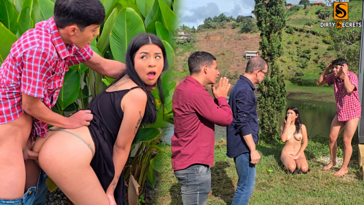 I FUCK THE RANCH OWNER'S STEPDAUGHTER WHEN WE GET CAUGHT BY