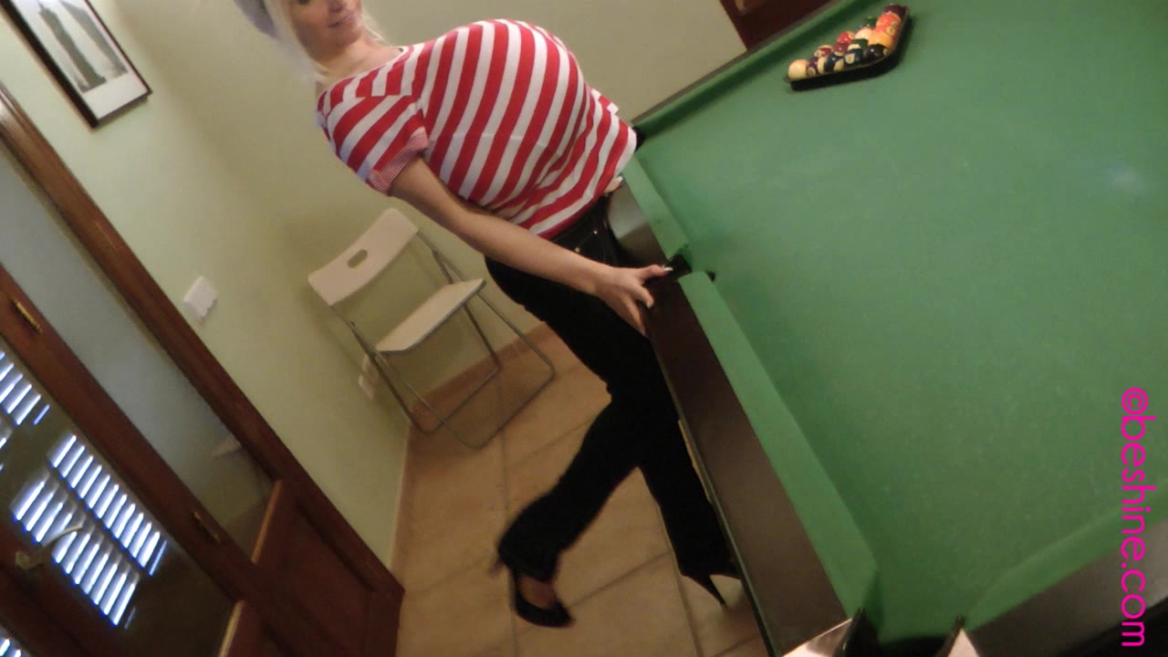 Red And White Striped Huge Fake Tits