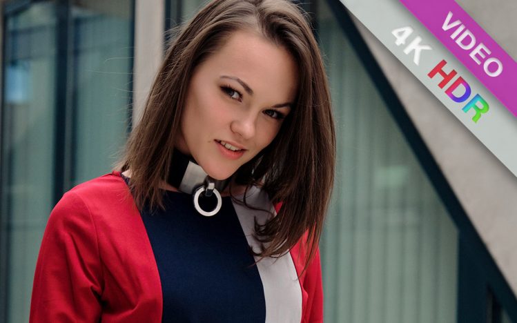 #333 Highstyle fashion with dress, leggings & gloves