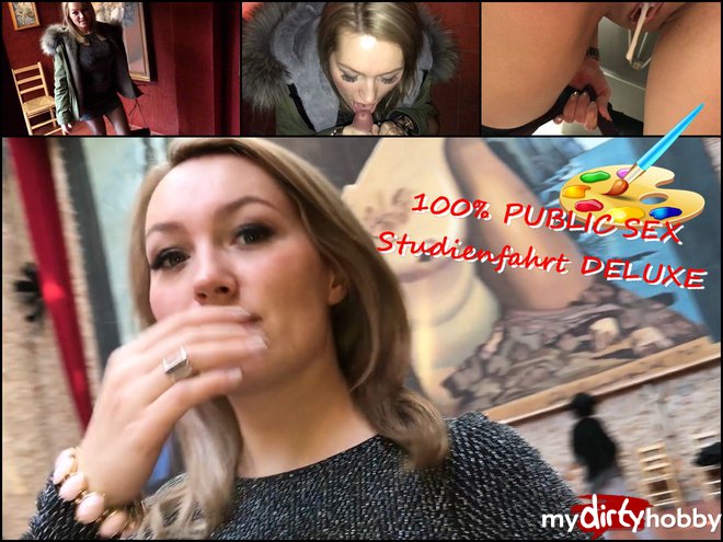 CREAMPIE IN MUSEUM - more public does not go!