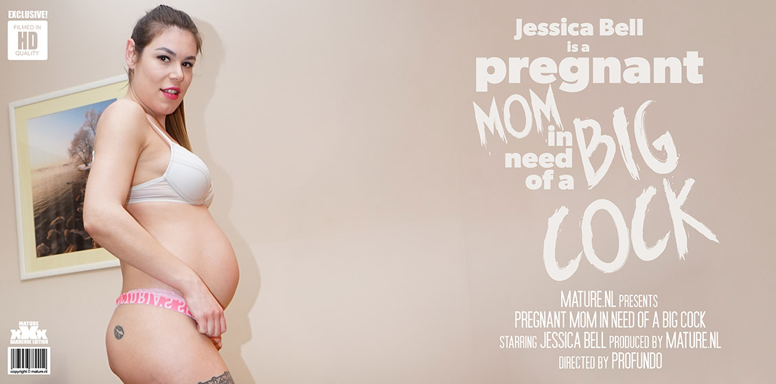 Jessica Bell is a pregnant mom that wants a big hard cock