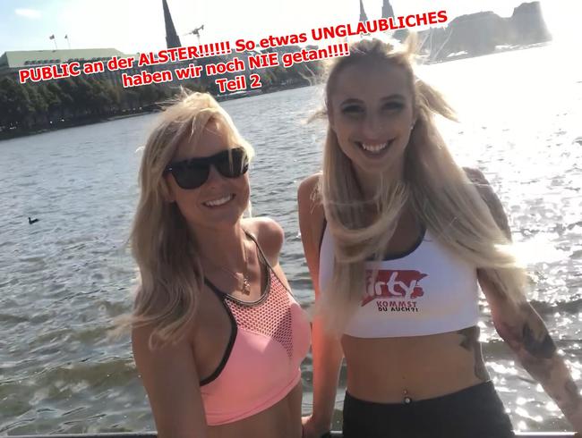 PUBLIC at the ALSTER !!!!!! We have NEVER done such an AMAZING thing !!!! Part 2