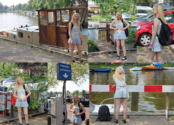 Donna exploring Holland