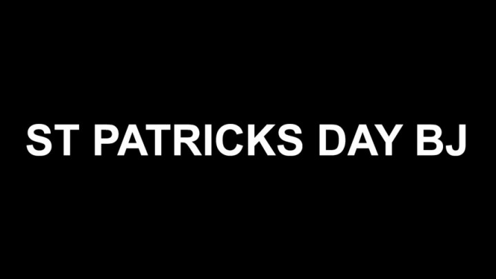 St Patrick's Day Leprechaun BJ
