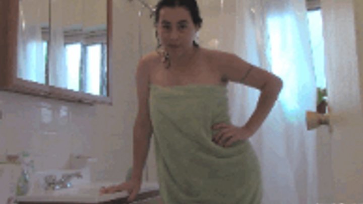 Step-Mom Lets You Watch After She Showers
