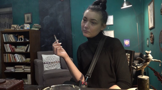 Eighteen year old Simona