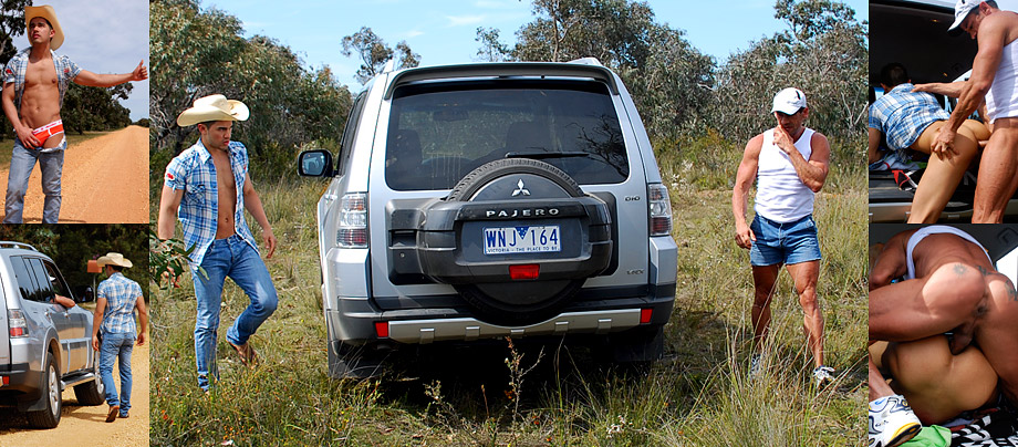Fucking in the Australian Outback – Chad and Troy’s roadside hook up