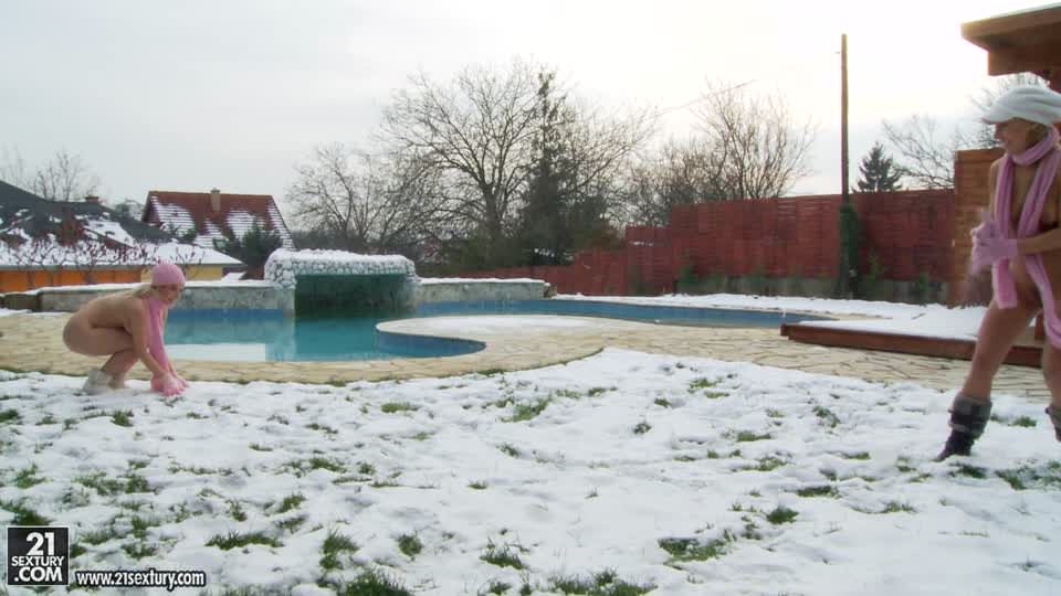 NudeFightClub presents Snowy fun