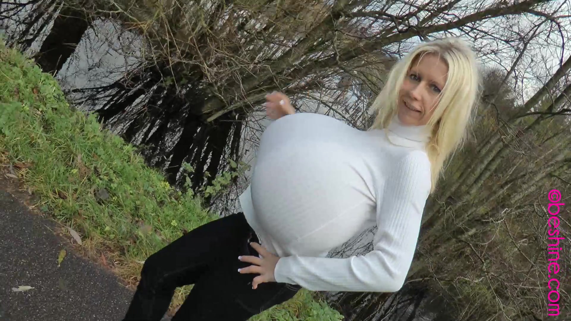 Huge Big Boobs Action At The Country