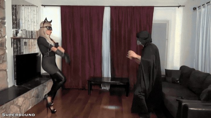 Victoria Marquez in Superbound Compilation-Lewd Supervillain Victories: Feline Fighter Falls