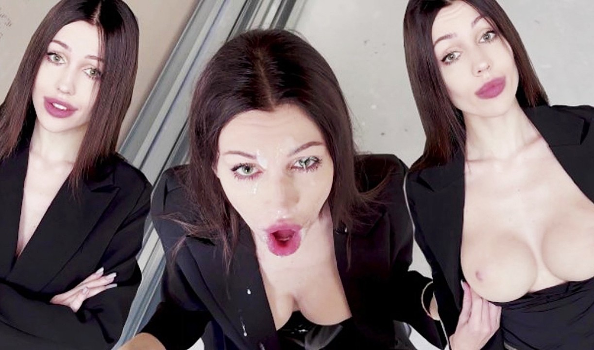 Buying a Real Estate Turned Into a Rough Face Fuck For a Young Brunette