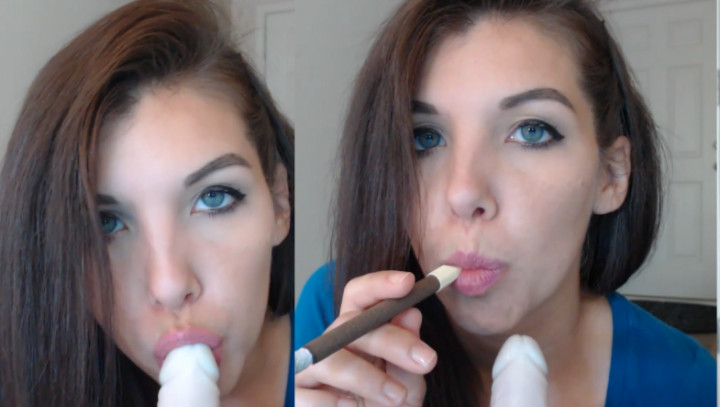 Smoking Blowjob & JOI