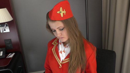 Russian Teen Air Hostess Silvia First BBC