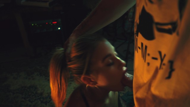 Swedish hot blonde Rosa Josefin gives amazing head in fishnets N.E.S.M.O.B commercial