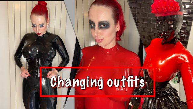 Changing outfits