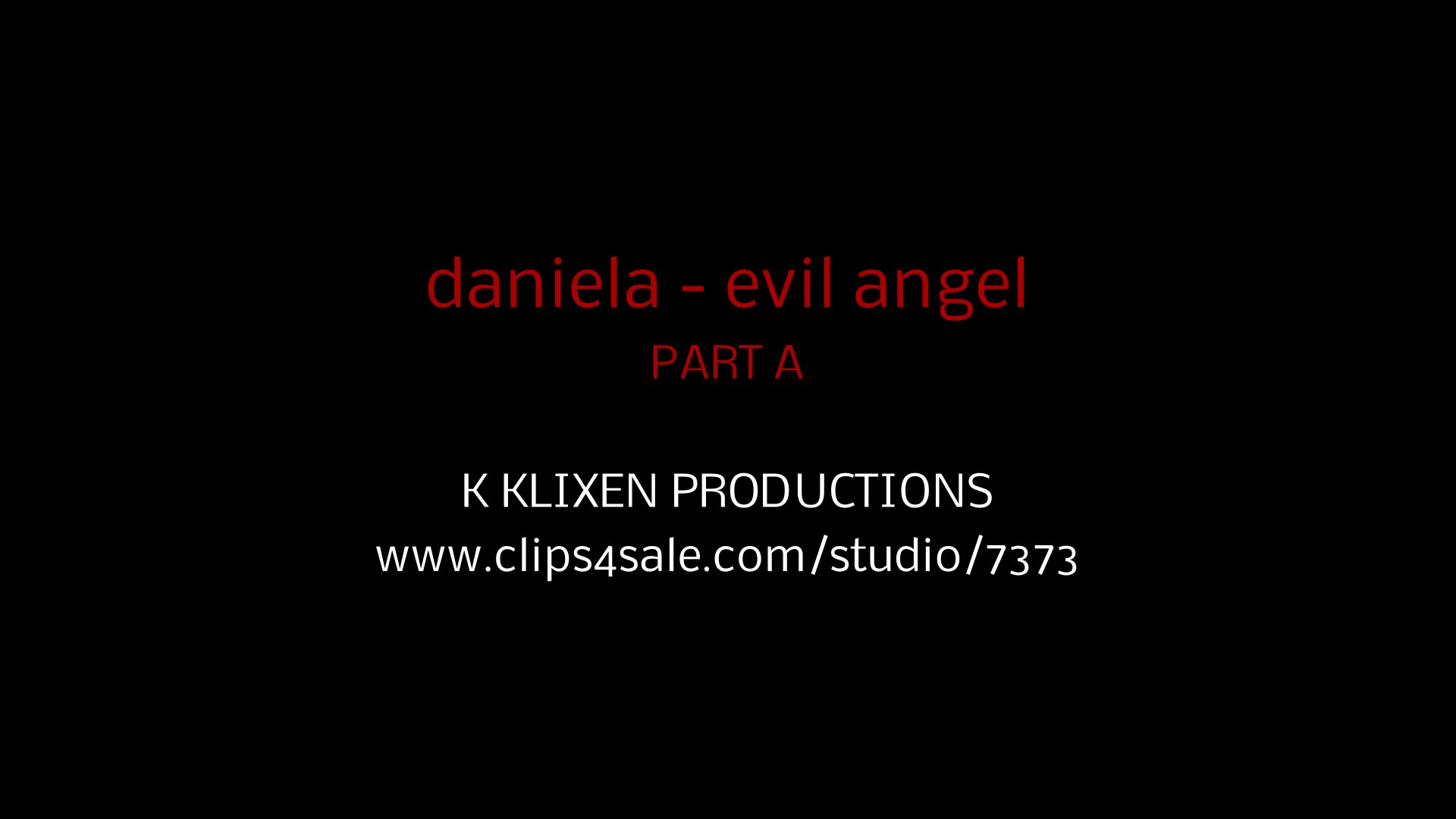 K daniela - the evil angel (PART A)