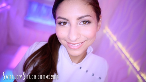 Swallow Salon Features Nina North Natural Babe Loves To Swallow in 4K