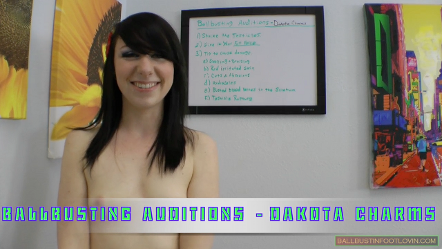 Ballbusting Auditions - Dakota Charms
