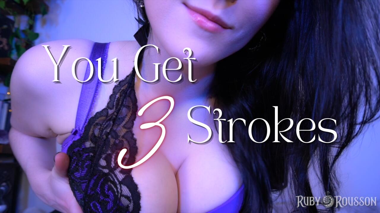 Premature Ejaculation Training 3 Strokes