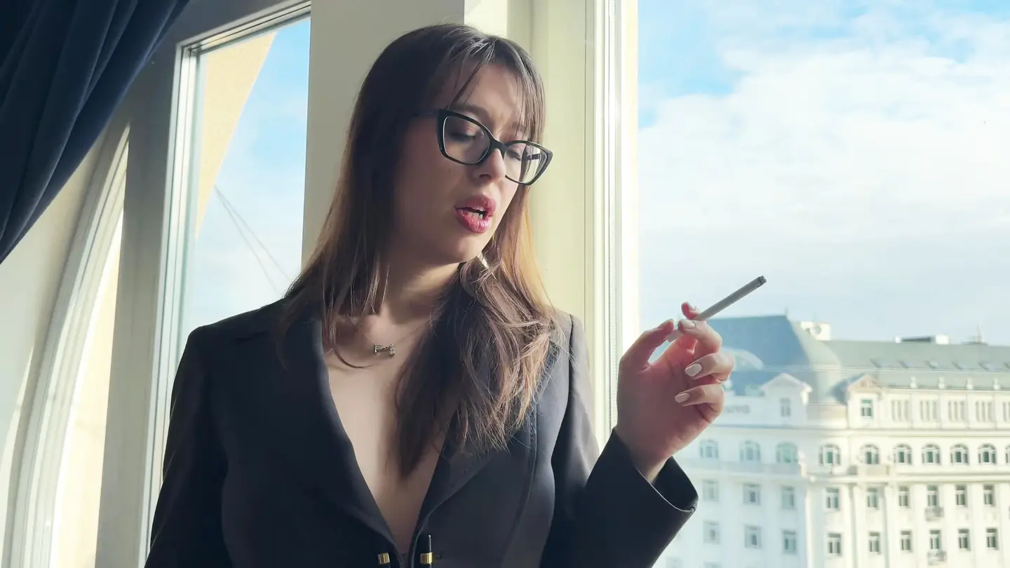 Mia Devil, 25, a lustful flight attendant...