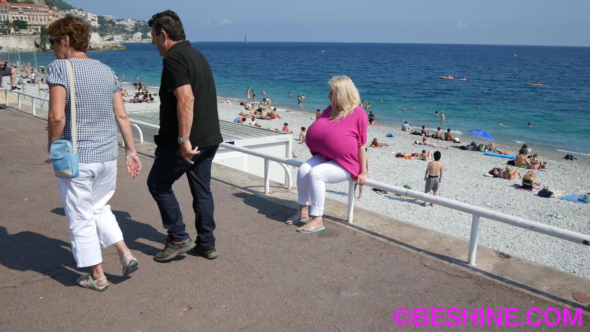 Biggest boobed world traveler Beshine