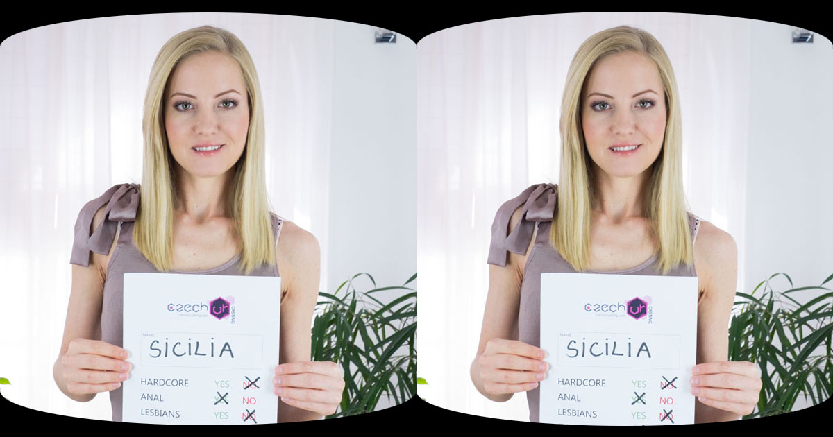 Blond Sicilia in Casting