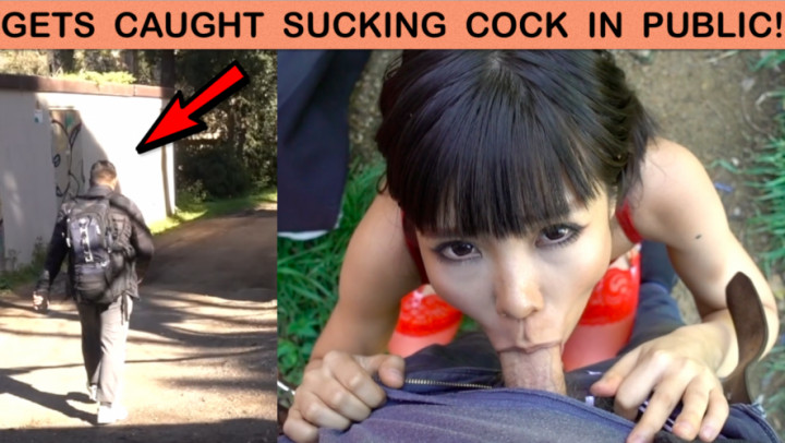 Gets Caught Sucking Cock In Public