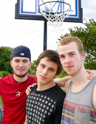 Jesse, David And Kyle Fuck Raw Orgy